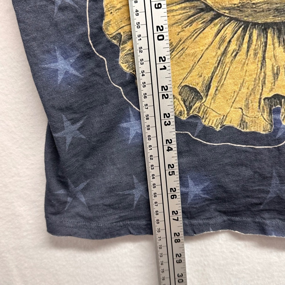 Jaded Gypsy Moon Dance Tee Women S/M Moon Wander Blue Star Clown Graphic Shirt - Picture 8 of 9
